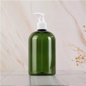 16oz zelena barva plastični lotion steklenica