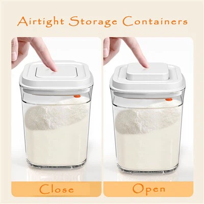 Posoda za shranjevanje hrane z zračnim pokrovčkom